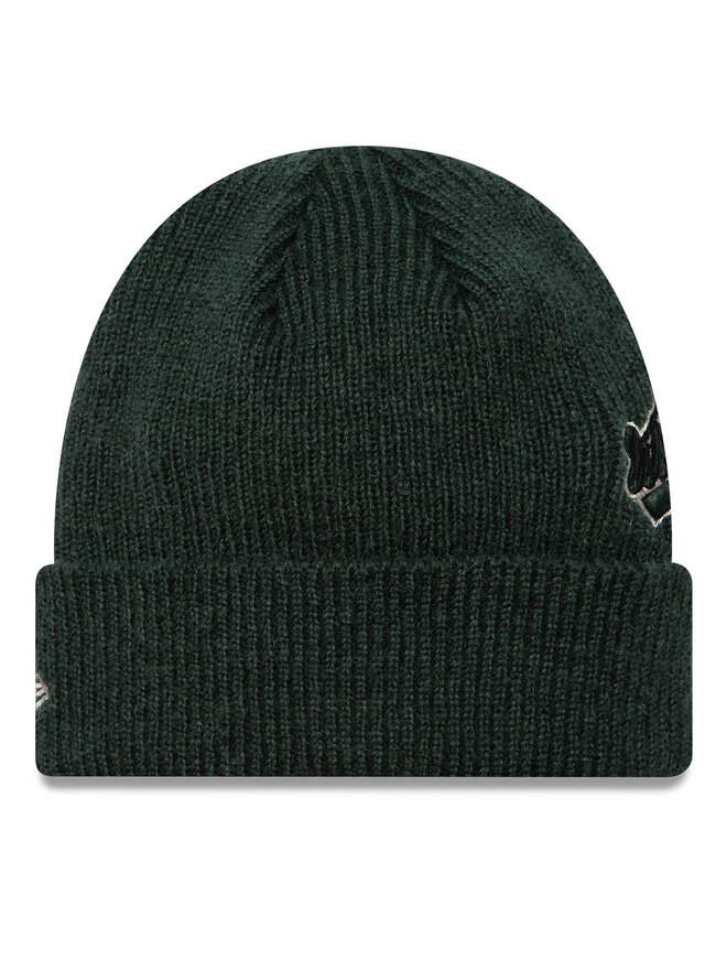 New Era Čiapka New Era Atlanta Braves World Series Patch Cuff Knit Beanie 60580730 Zelená