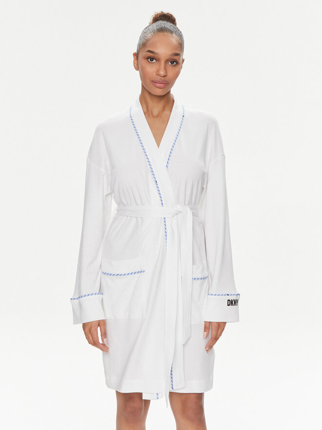 DKNY DKNY Bademantel YI10008 Weiß