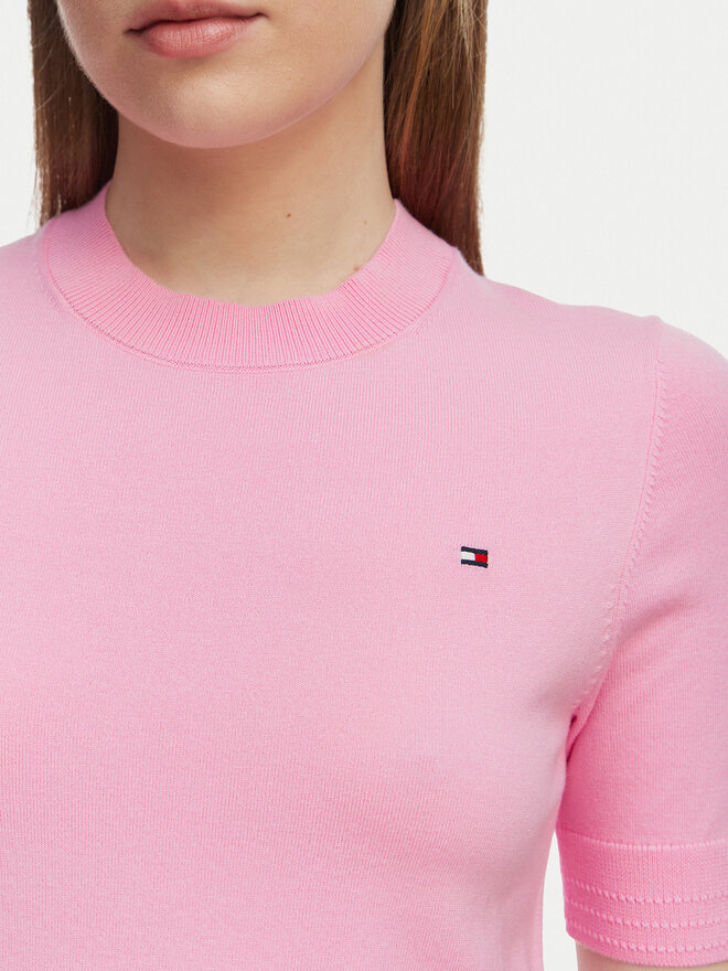 Tommy Hilfiger Tommy Hilfiger Pullover WW0WW49705 Hellrosa Slim Fit