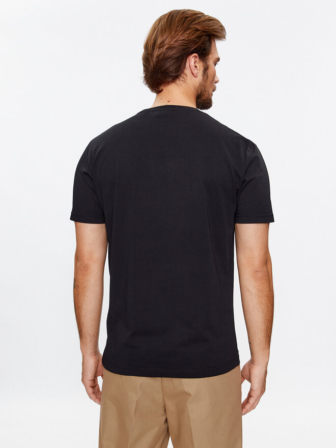 Gant Gant Футболка Reg Archive Shield Ss 2003199 Чорний Regular Fit