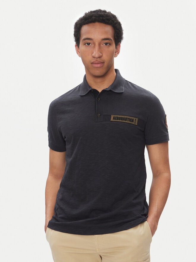 Aeronautica Militare Aeronautica Militare Poloshirt 251PO1865J680 Dunkelblau Regular Fit