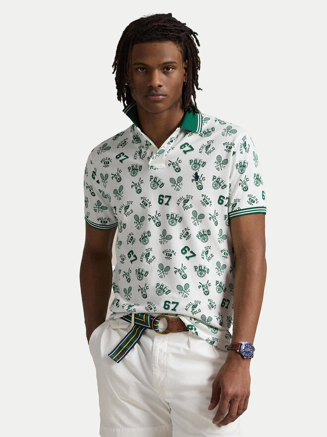 Polo Ralph Lauren Polo Ralph Lauren Polo 710963484001 Blanco Custom Slim Fit