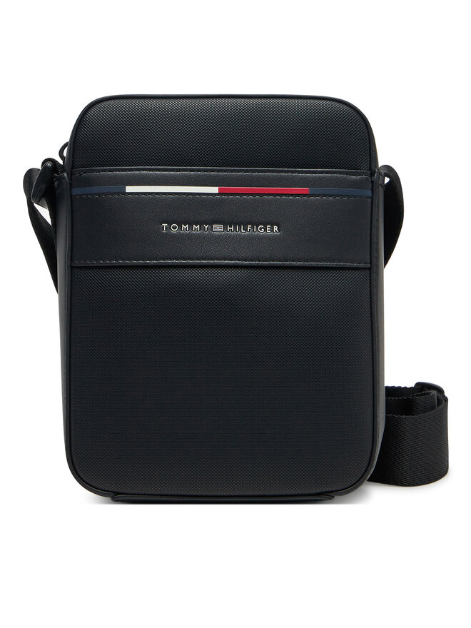 Tommy Hilfiger Τσαντάκι Tommy Hilfiger Th Foundation Mini Reporter AM0AM13196 Μαύρο