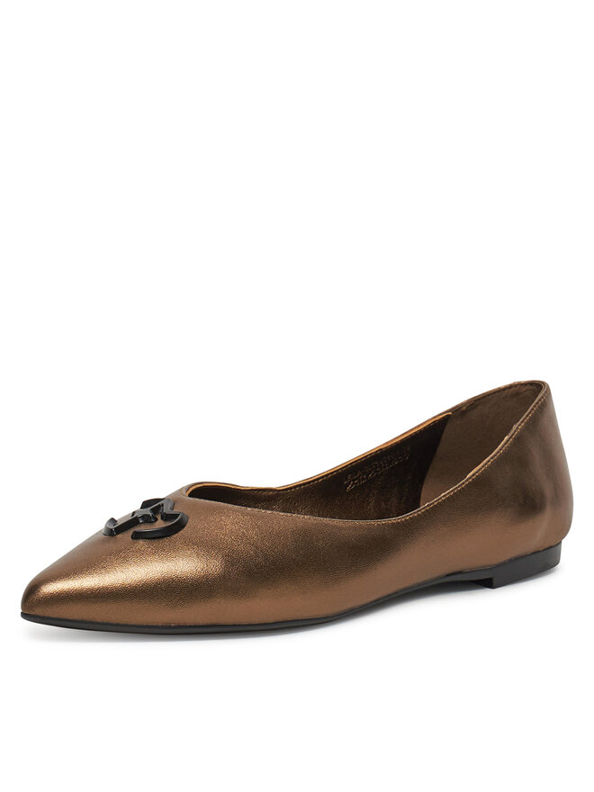 Eva Minge Ballerinas Eva Minge LEILA-SLT14086-1 Goldfarben