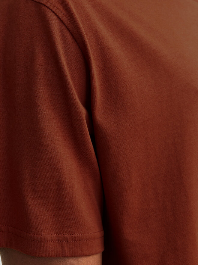 Jack&Jones Jack&Jones Marškinėliai Fredeiksberg 12262492 Ruda Regular Fit