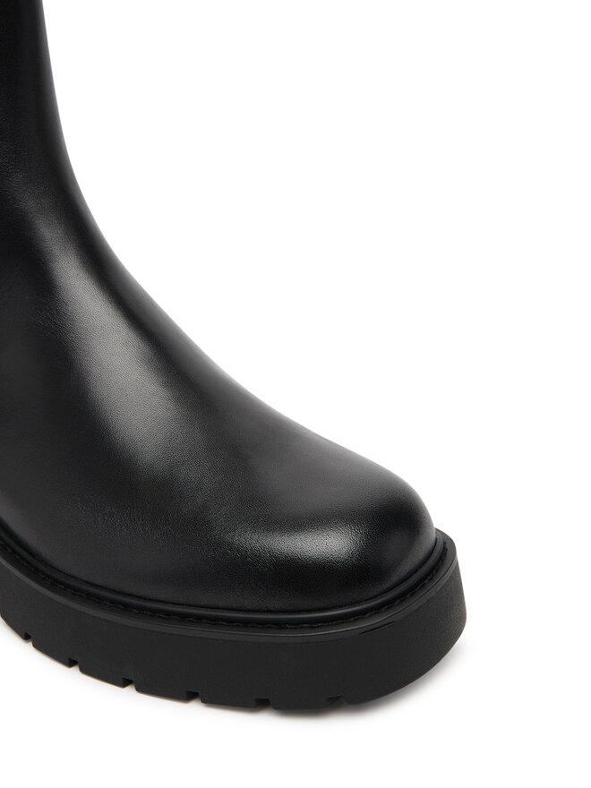 Calvin Klein Jeans Боти тип челси Calvin Klein Jeans Combat Mid Chelsea Boot Hw Lth YW0YW01869 Черен