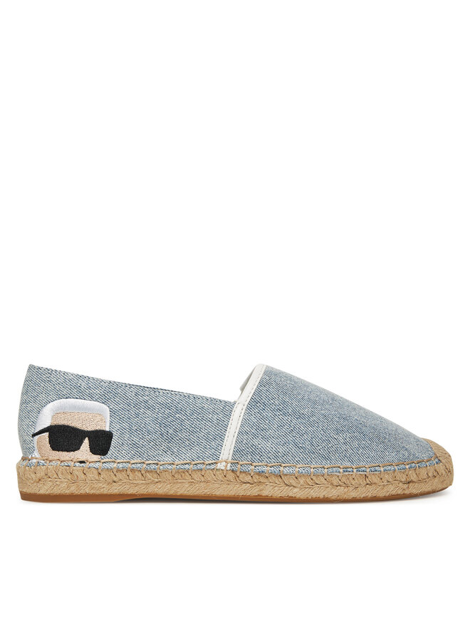 KARL LAGERFELD Espadryle KARL LAGERFELD KL80111 Niebieski