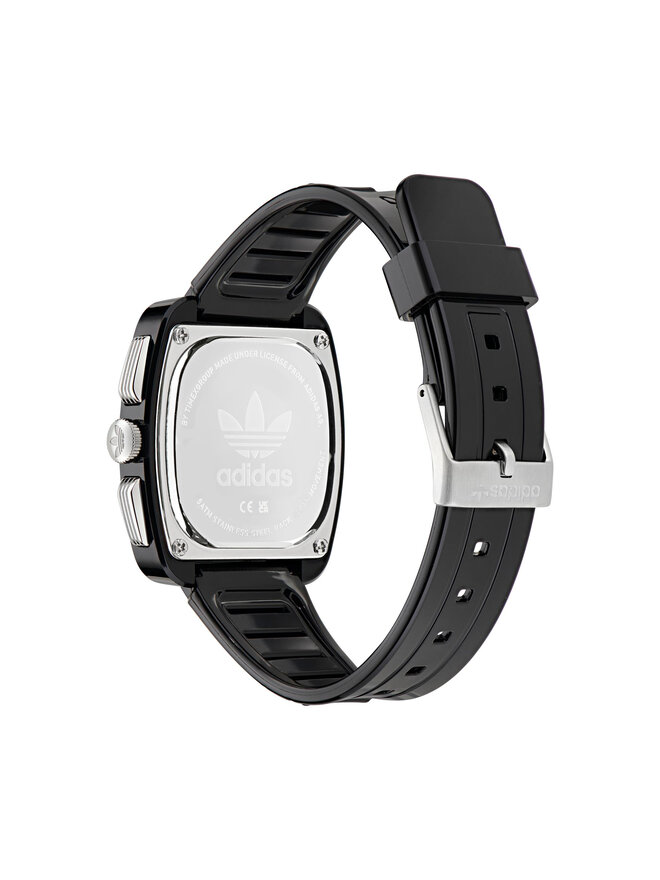 adidas Zegarek adidas Retro Wave Two Chrono AOSY24533 Czarny