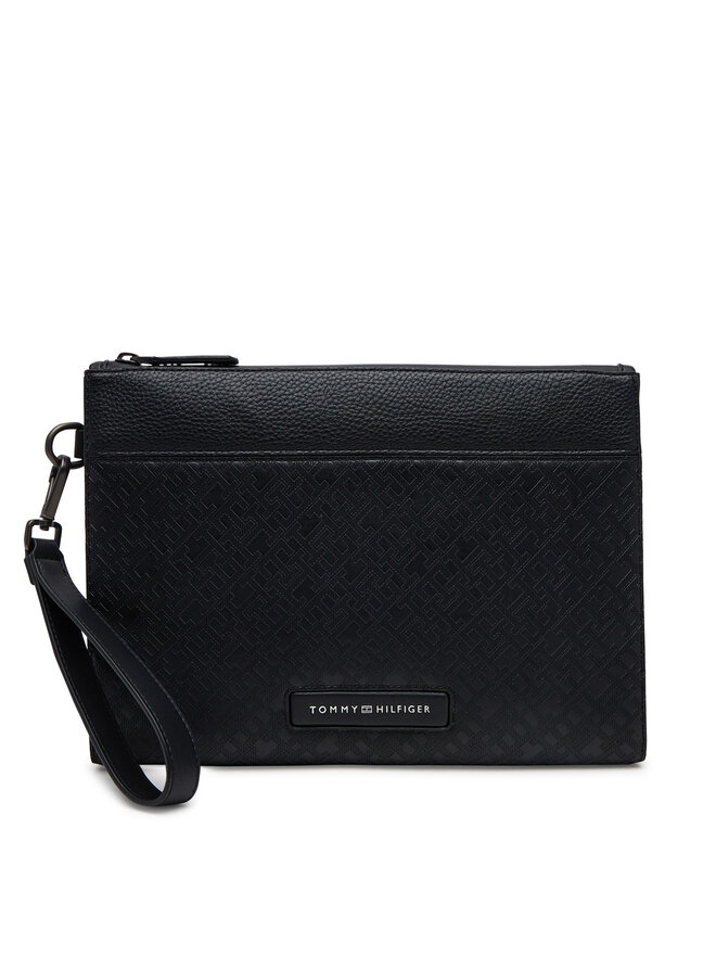 Tommy Hilfiger Τσαντάκι Tommy Hilfiger Th Monogram Pouch AM0AM13263 Μαύρο
