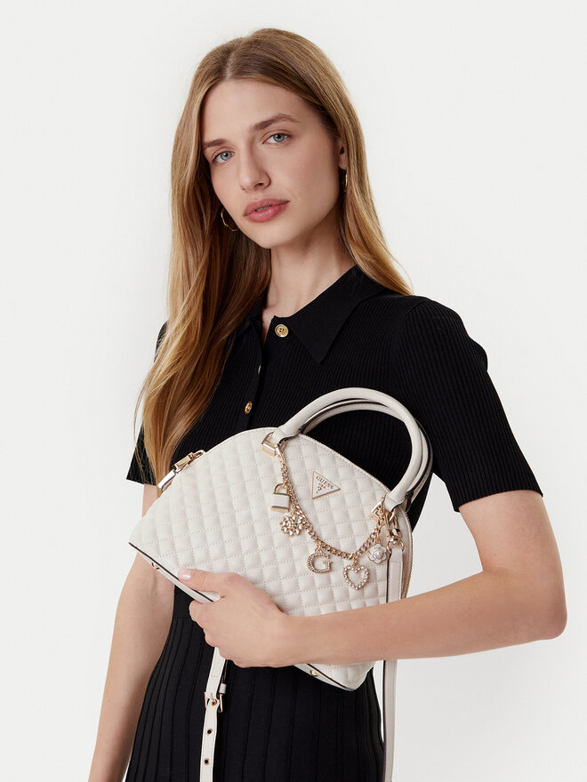 Guess Táska Guess Everlee HWEG86 79050 Ekru