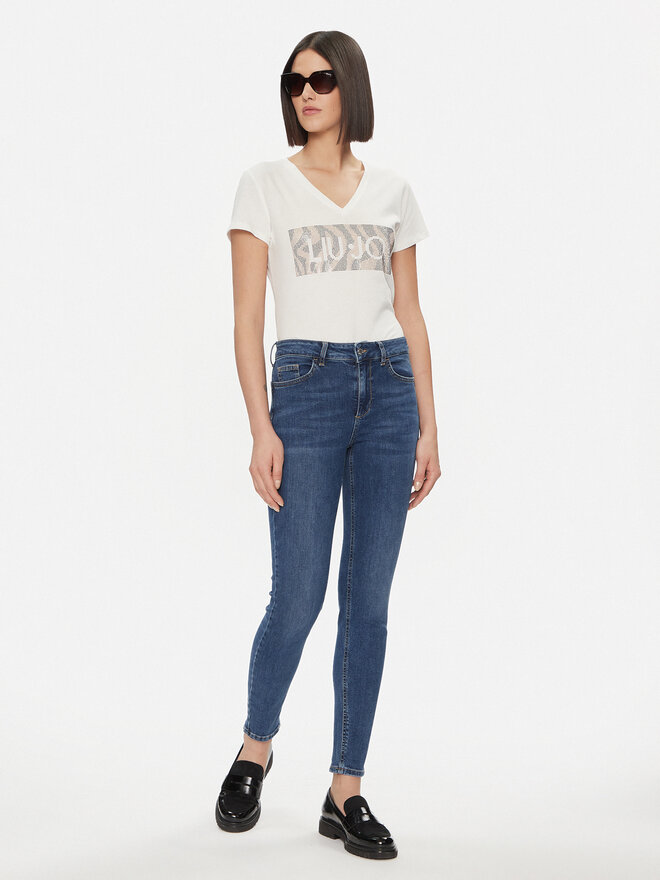 Liu Jo Liu Jo Camiseta WA4019 JS923 Blanco Regular Fit