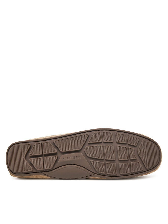 Tommy Hilfiger Mokaszin Tommy Hilfiger Casual Hilfiger Suede Driver FM0FM04998 Bézs