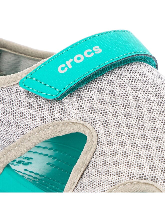 Sandalen Crocs Swiftwater Mesh Sandal W 204597 Grau eschuhe