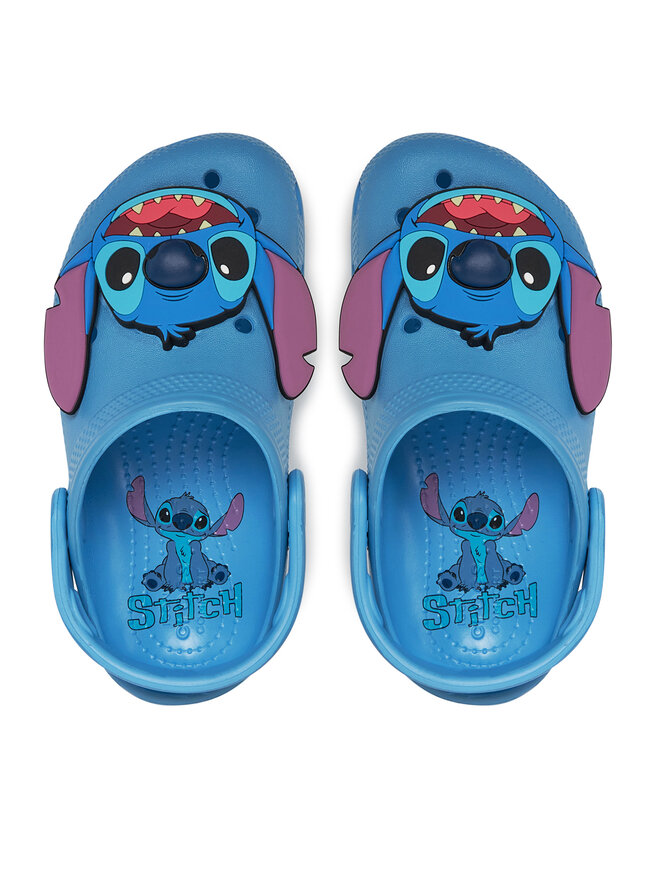Crocs Klapki Crocs Stitch Classic Clog K 209464 Niebieski