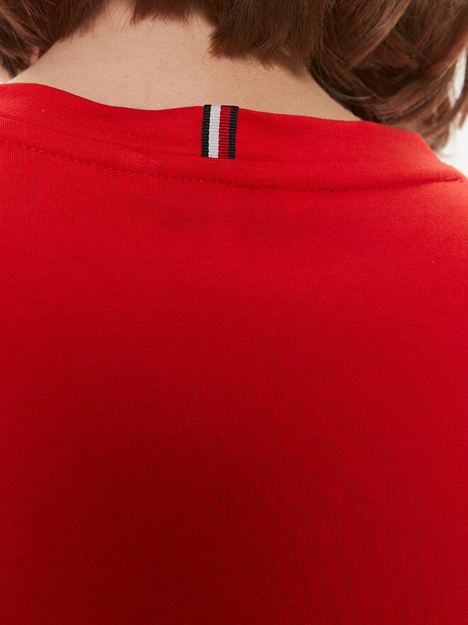 Tommy Hilfiger Tommy Hilfiger Marškinėliai Signature WW0WW41674 Raudona Regular Fit