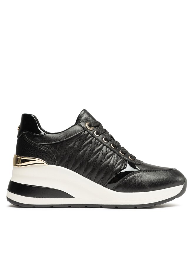 Aldo white wedge sneakers outlet