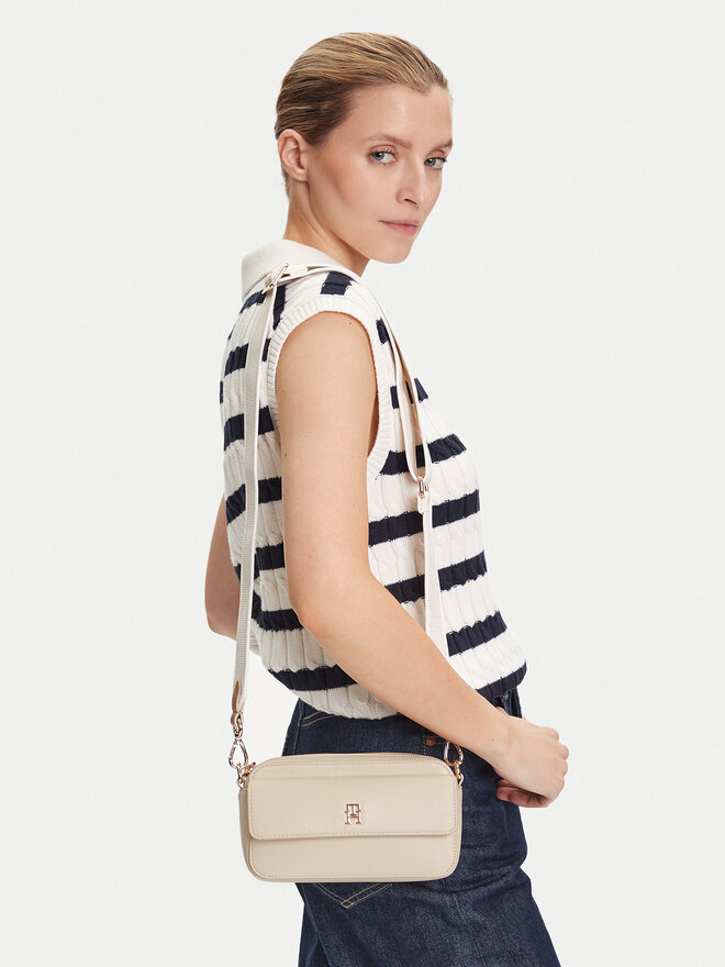 Tommy Hilfiger Kabelka Tommy Hilfiger DISTINCT CAMERA BAG AW0AW17455 Béžová