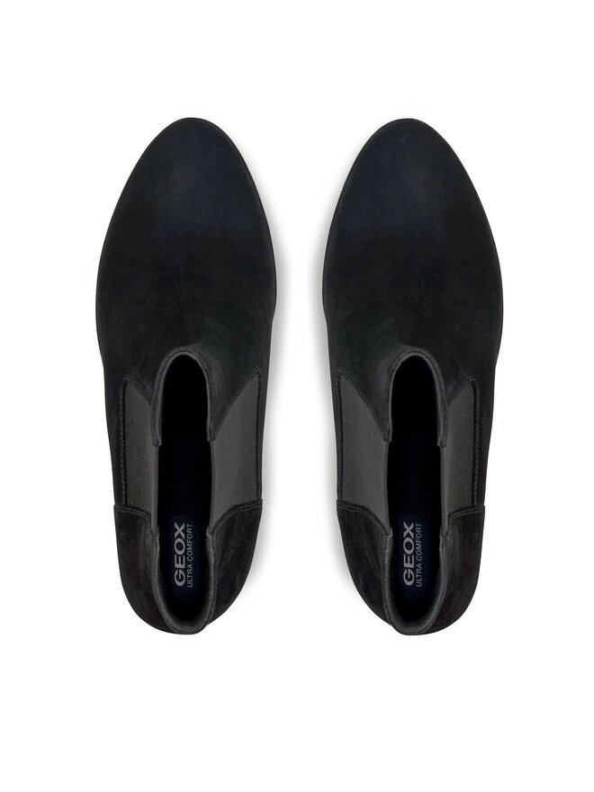 Geox Botki Geox D Walk Pleasure 85 D35TFC 00021 C9999 Czarny