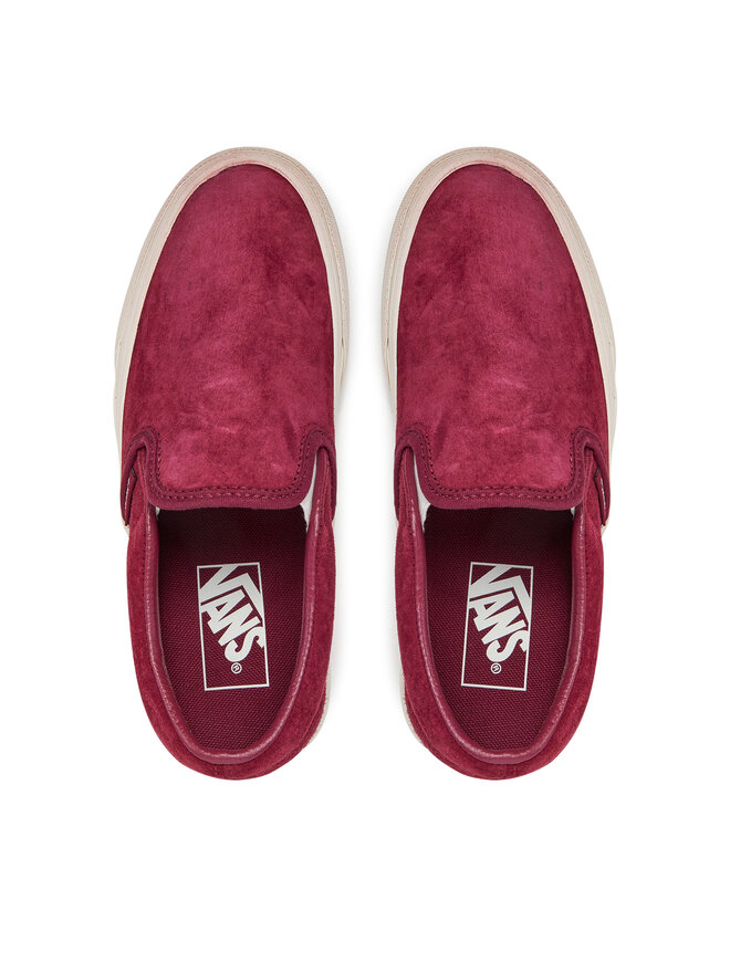 Vans Sneakers aus Stoff Vans Classic Slip-On VN000D6YZCF1 Dunkelrot