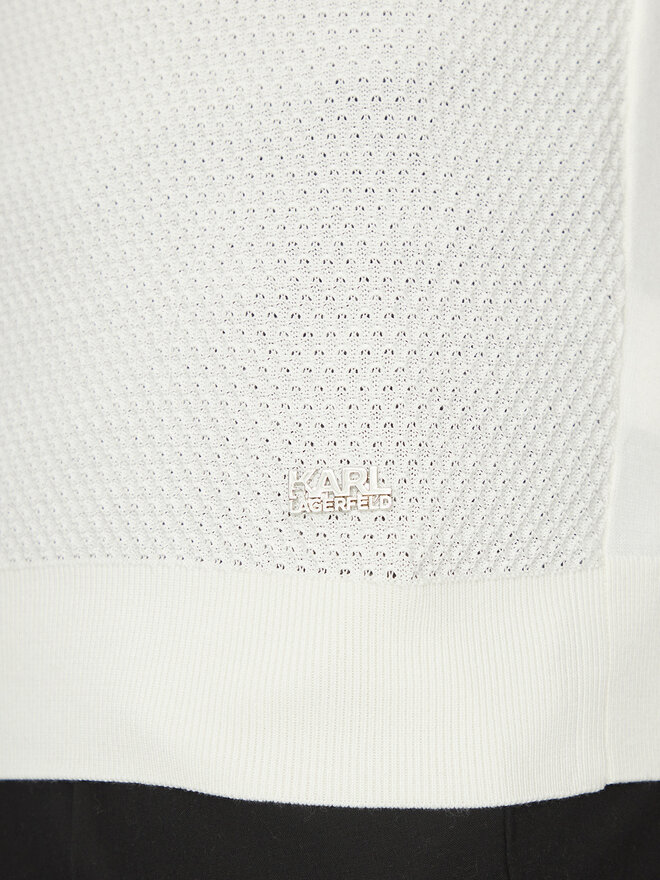 KARL LAGERFELD KARL LAGERFELD Poloshirt 655017 552307 Weiß Slim Fit