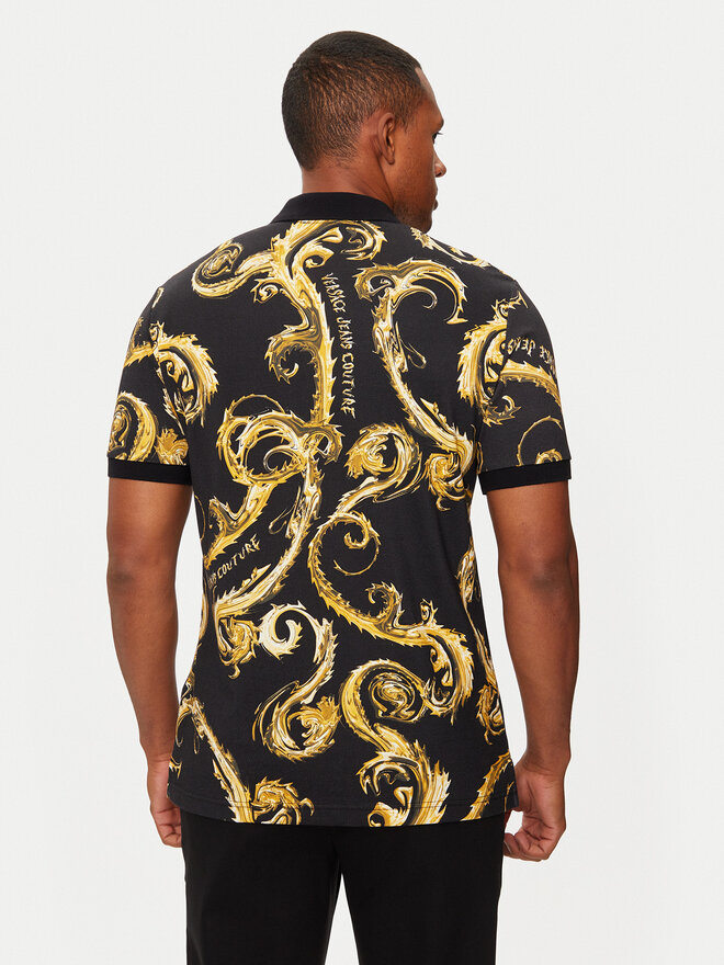 Versace Jeans Couture Versace Jeans Couture Pólóing 77GAG6S0 Fekete Regular Fit