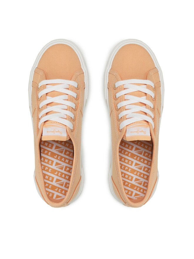 Pepe Jeans Πάνινα παπούτσια Pepe Jeans Brady Basic W PLS31287 Πορτοκαλί