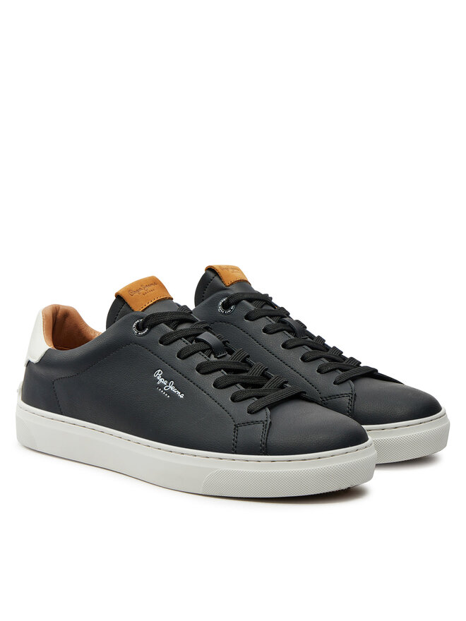 Pepe Jeans Sneakersy Pepe Jeans Camden Club M PMS00020 Čierna
