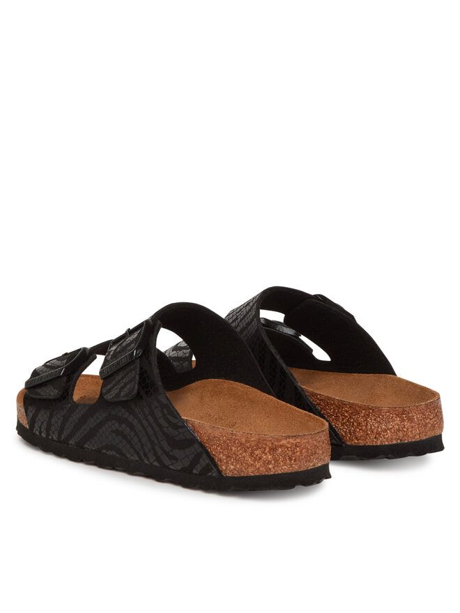 Birkenstock Nazouváky Birkenstock Arizona zebra 1029560 Černá