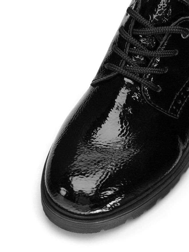 Rieker Oxford Schuhe Rieker 45502-00 Schwarz