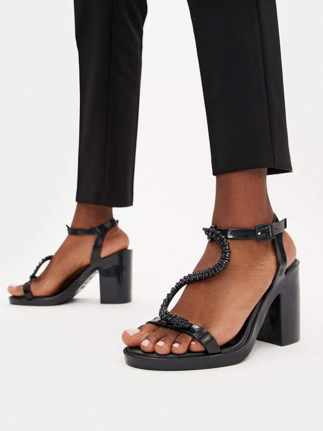 Melissa Σανδάλια Melissa Melissa Snake Block + Bo.Bo Ad 35775 Μαύρο