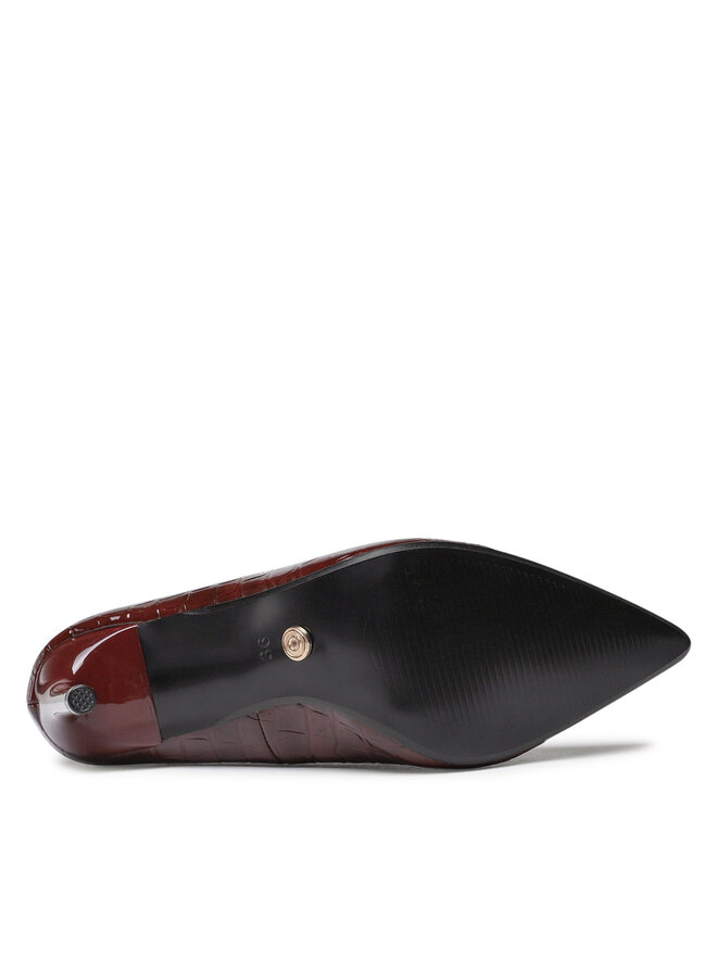 QUAZI Pantofi cu toc subțire QUAZI LS5611-02D Vișiniu
