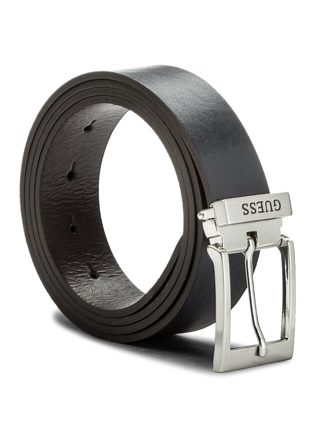 Guess Pánsky opasok Guess GIF003 LEA35 XL Hnedá