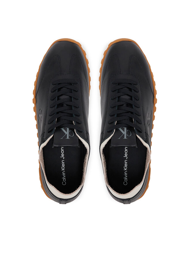 Calvin Klein Jeans Sneakers Calvin Klein Jeans Low Profile Runner Mg Lth Mix YW0YW01847 Schwarz