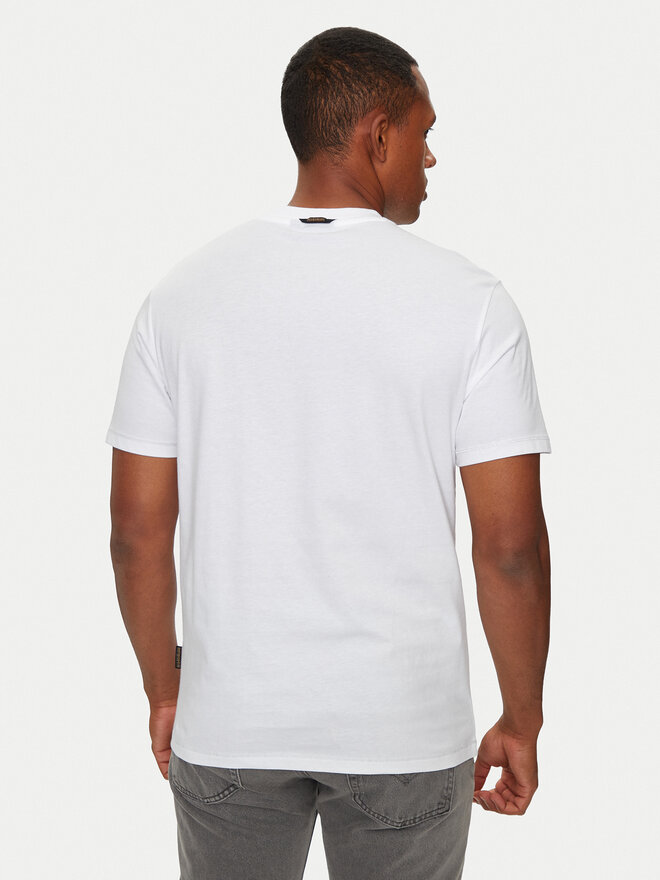 Napapijri Napapijri T-Shirt S-Rollin NP0A4I3D Weiß Regular Fit