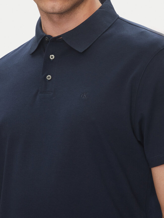 Calvin Klein Calvin Klein Pólóing Supima LV04LB276G Sötétkék Regular Fit