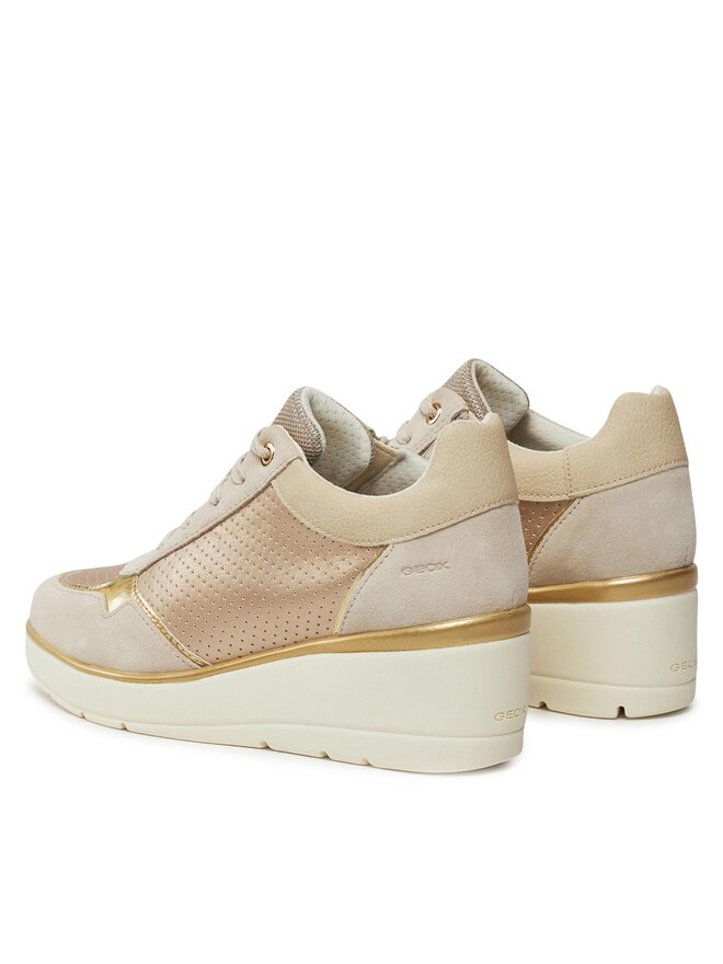 Geox Sneakersy Geox D Ilde D25RAA 0AJ22 CB55V Beżowy