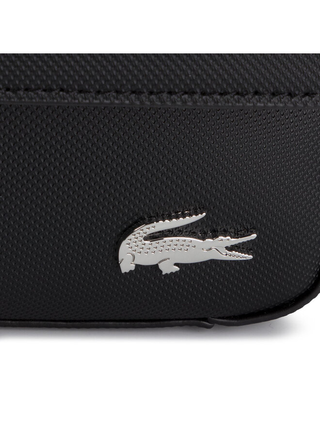 Lacoste Handtasche Lacoste Flap Crossover Bag NF2770DC Schwarz