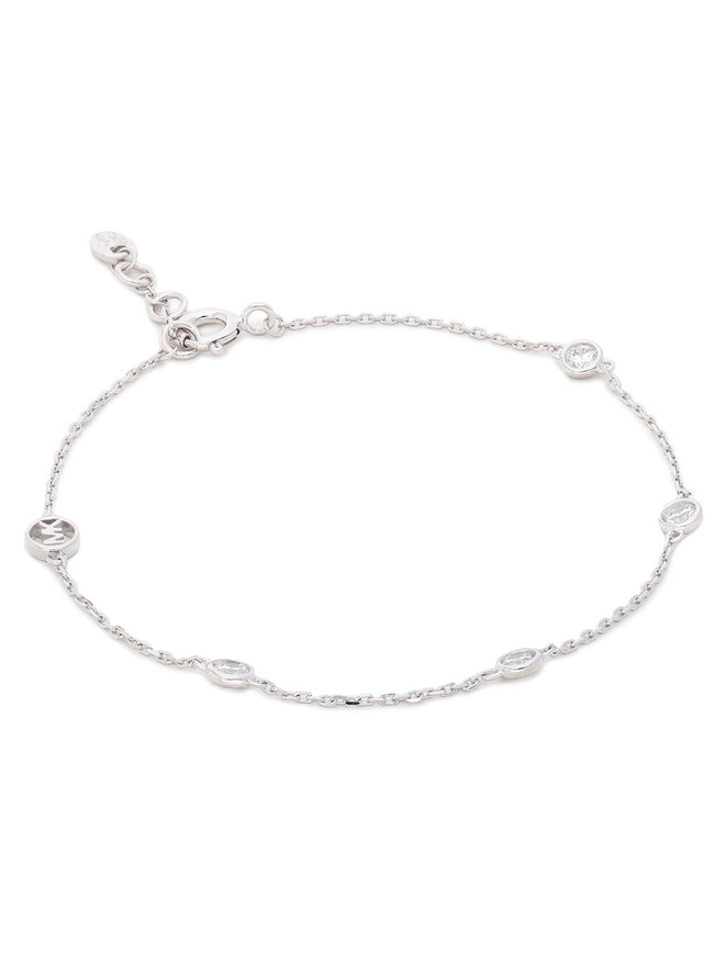 Michael Kors Bransoletka Michael Kors MKC1716CZ040 Srebrny