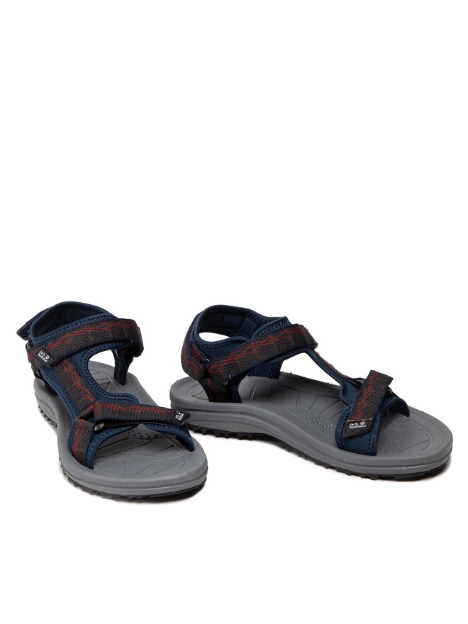 Jack Wolfskin Sandali Jack Wolfskin Wave Breaker M 4052011 Blu scuro