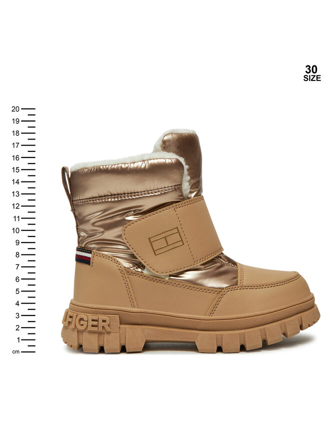 Tommy Hilfiger Botas de nieve Tommy Hilfiger Fur Boot T1A5-33605-1695 S Beis
