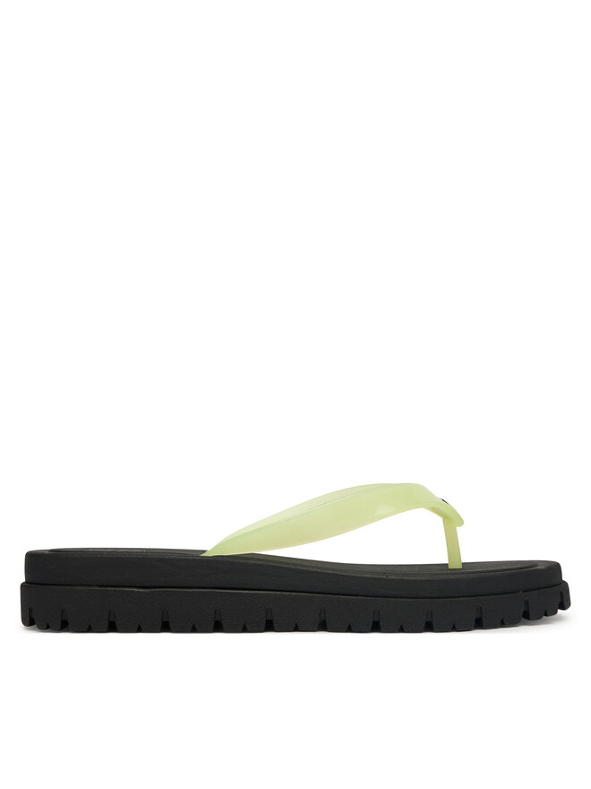 Tommy Jeans Zehentrenner Tommy Jeans Tjw Cleated Jelly Summer Sandal EN0EN02954 Grün
