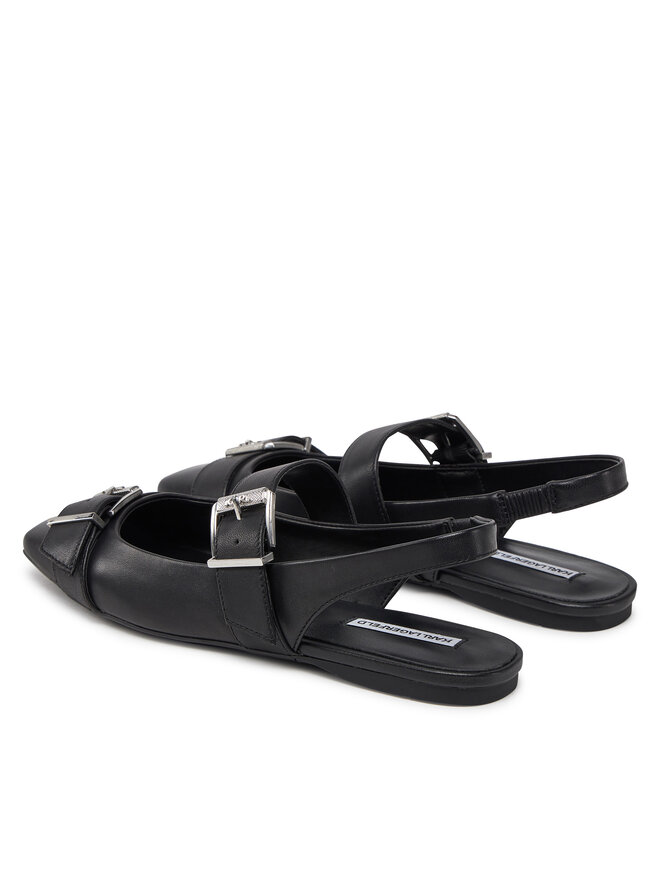 KARL LAGERFELD Sandały KARL LAGERFELD Konnie KL40186A Czarny