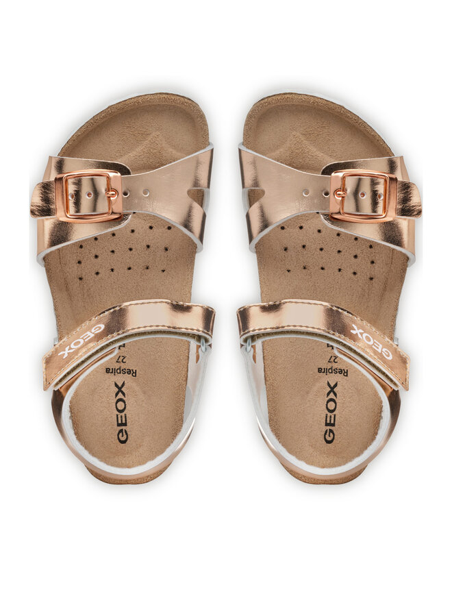 Geox Sandály Geox J Adriel J028MC 000BN C8124 D Růžové zlato