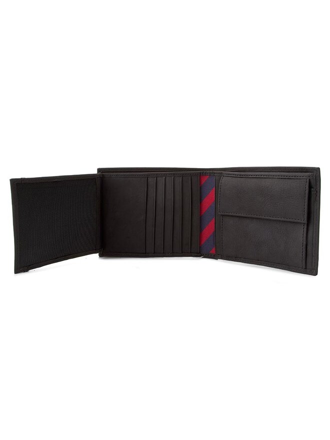 Tommy Hilfiger Didelė Vyriška Piniginė Tommy Hilfiger Johnson Trifold AM0AM00665 Juoda
