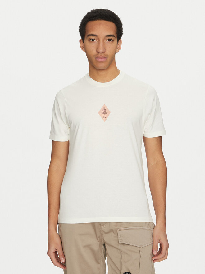 C.P. Company C.P. Company T-Shirt 18CMTS144A006586W Weiß Regular Fit