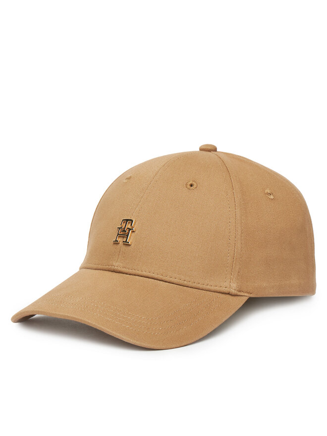 Tommy Hilfiger Καπέλο Jockey Tommy Hilfiger Elevated Chic AW0AW17631 Μπεζ