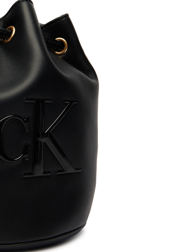 Calvin Klein Handtasche Calvin Klein Bold Ck Small LV04F3640G Schwarz