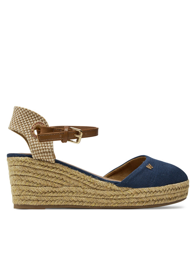 Wrangler Espadryle Wrangler Bela Women Semi Wedge 20241055 Granatowy