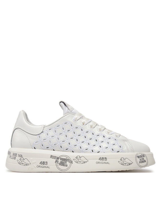 Premiata Sneakersy Premiata Belle VAR 6283 Biały