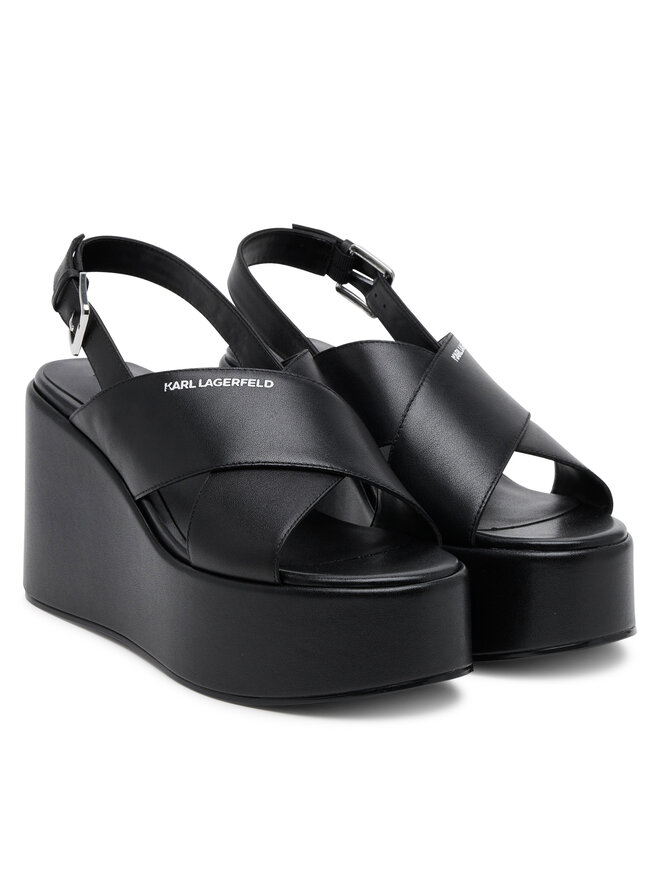 KARL LAGERFELD Sandały KARL LAGERFELD KL33325 Czarny